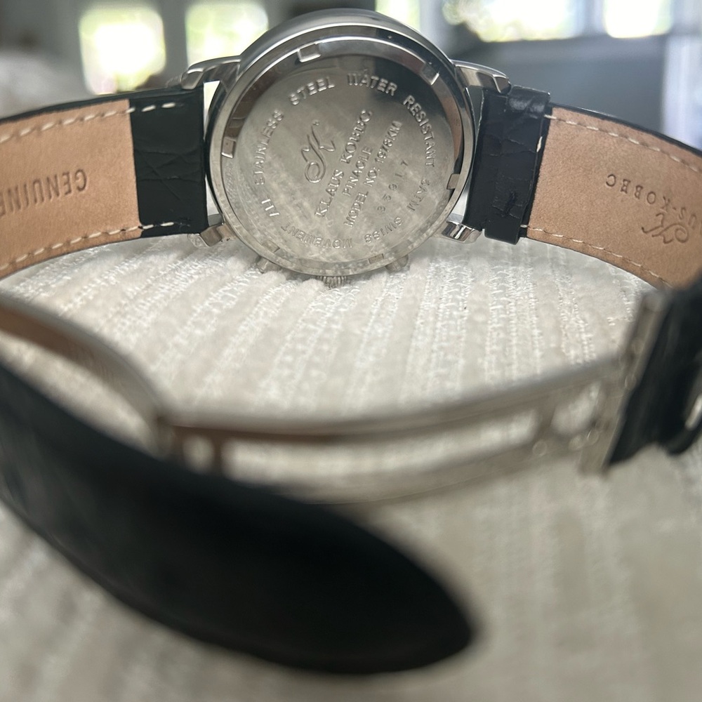 KLAUS KOBEC PINACLE CHRONOGRAPH WRIST WATCH - USED - VERY NICE - Picture 3 of 4
